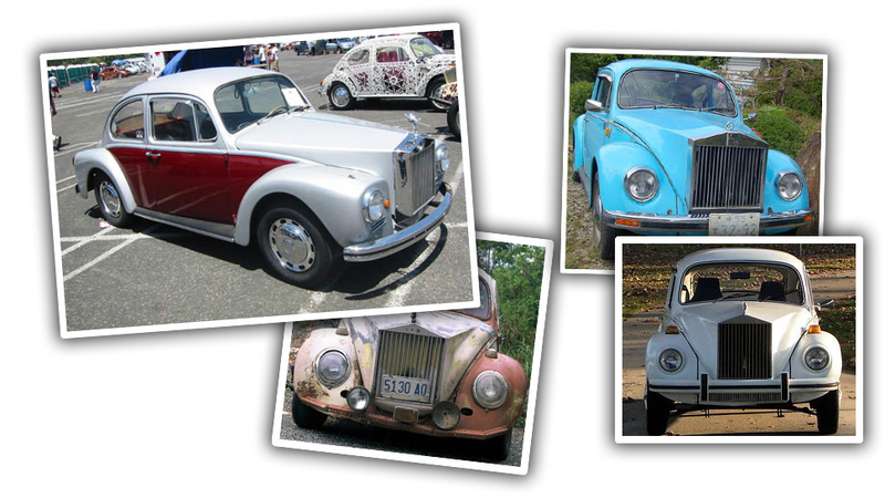 Illustration for article titled Rolls-Royce Once Sued A Company For Making Beetles Look Like Their Cars